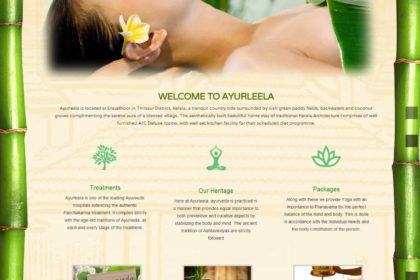 Ayurveda Hospital Website Mala Kerala