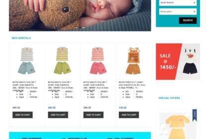 Ecommerce Website: Bauch,Kochi