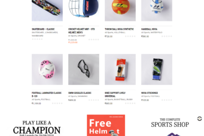 Ecommerce Website: Kolozzia Sports,Kochi